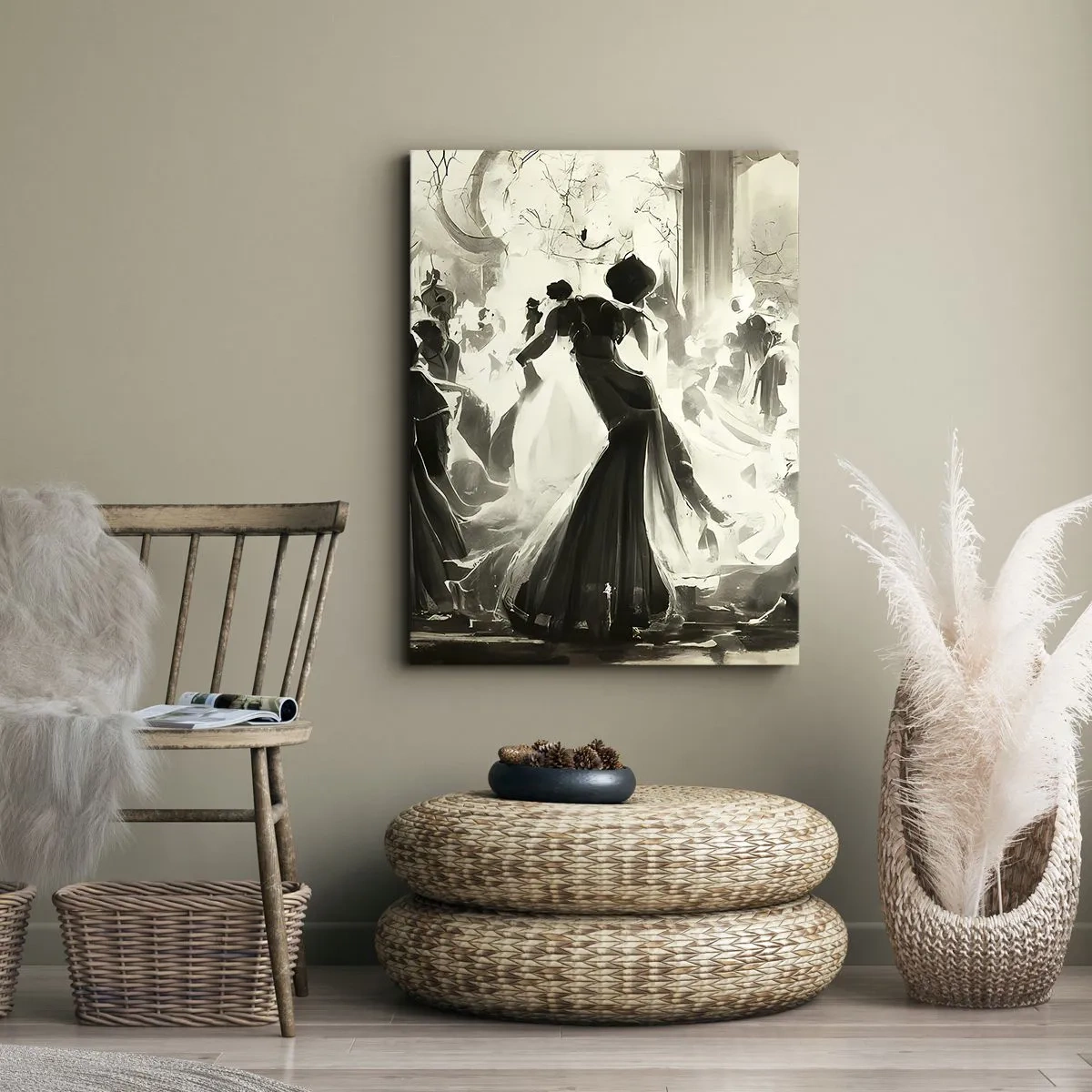 Obraz na plátne - Veľká maškaráda - 55x100 cm