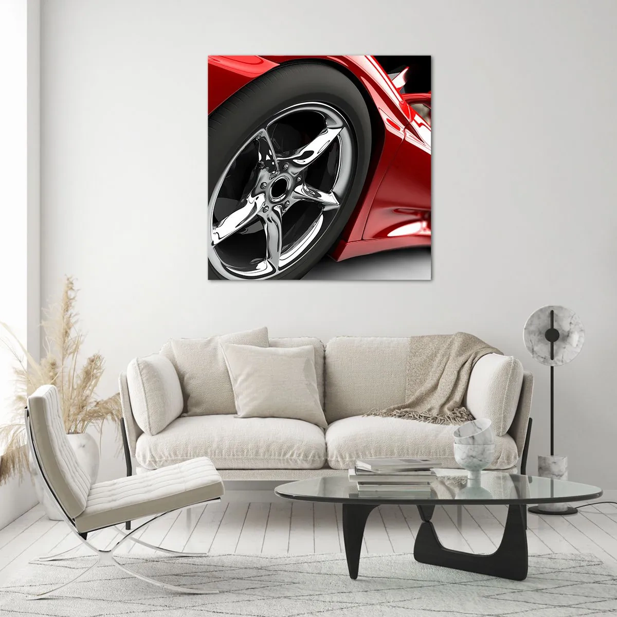 Obraz na skle - Vytvorený pre rýchlosť - 60x60 cm