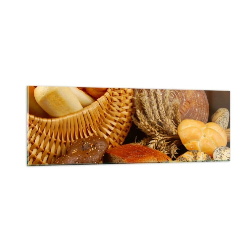 Obraz na skle - Znova sme mali šťastie - 90x30 cm