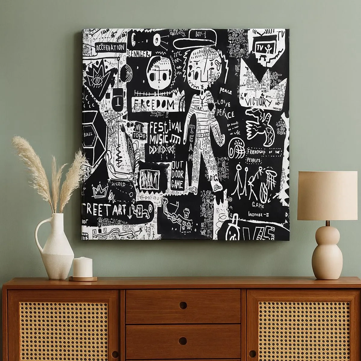 Obraz na plátne - Práva a radosti duševnej mladosti - 30x30 cm