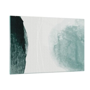 Obraz na skle - Stretnutie s hmlou - 120x80 cm