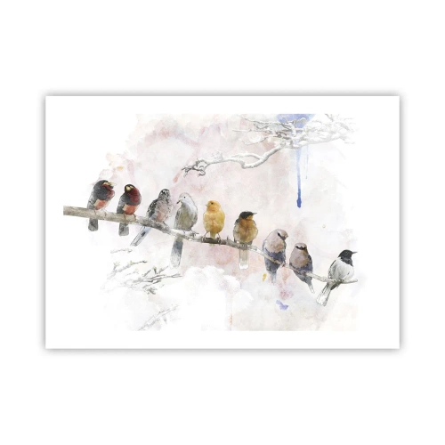 Plagát - Okrídlené stretnutie - 70x50 cm