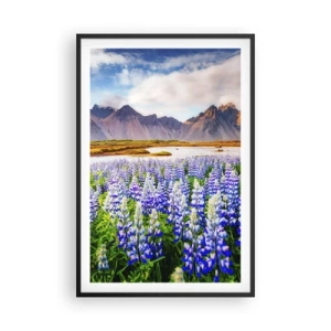 Plagát v čiernom ráme - Sila a prísnosť vedľa miernosti - 61x91 cm