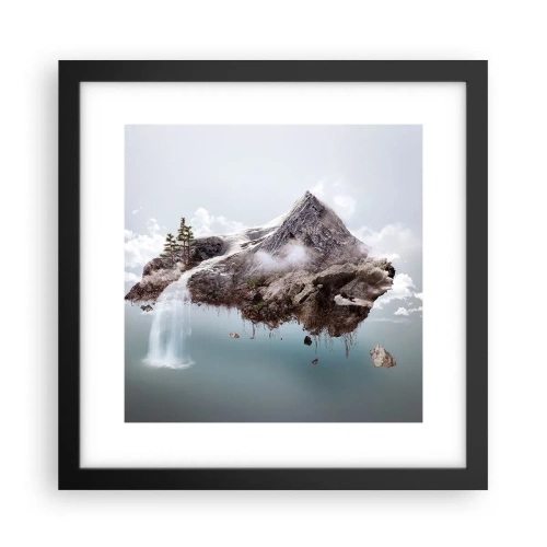 Plagát v čiernom ráme - Pohľad surrealistu - 30x30 cm