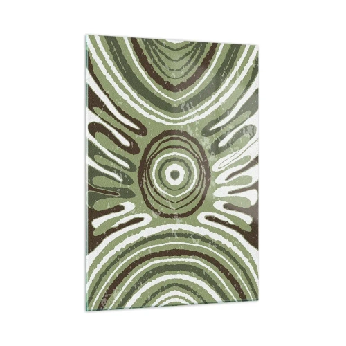 Obraz na skle - Explózia emócií - 50x70 cm