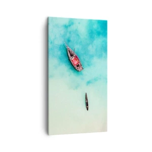 Obraz na plátne - Pretože na plážach Zanzibaru, keď je prebytok vody… - 45x80 cm