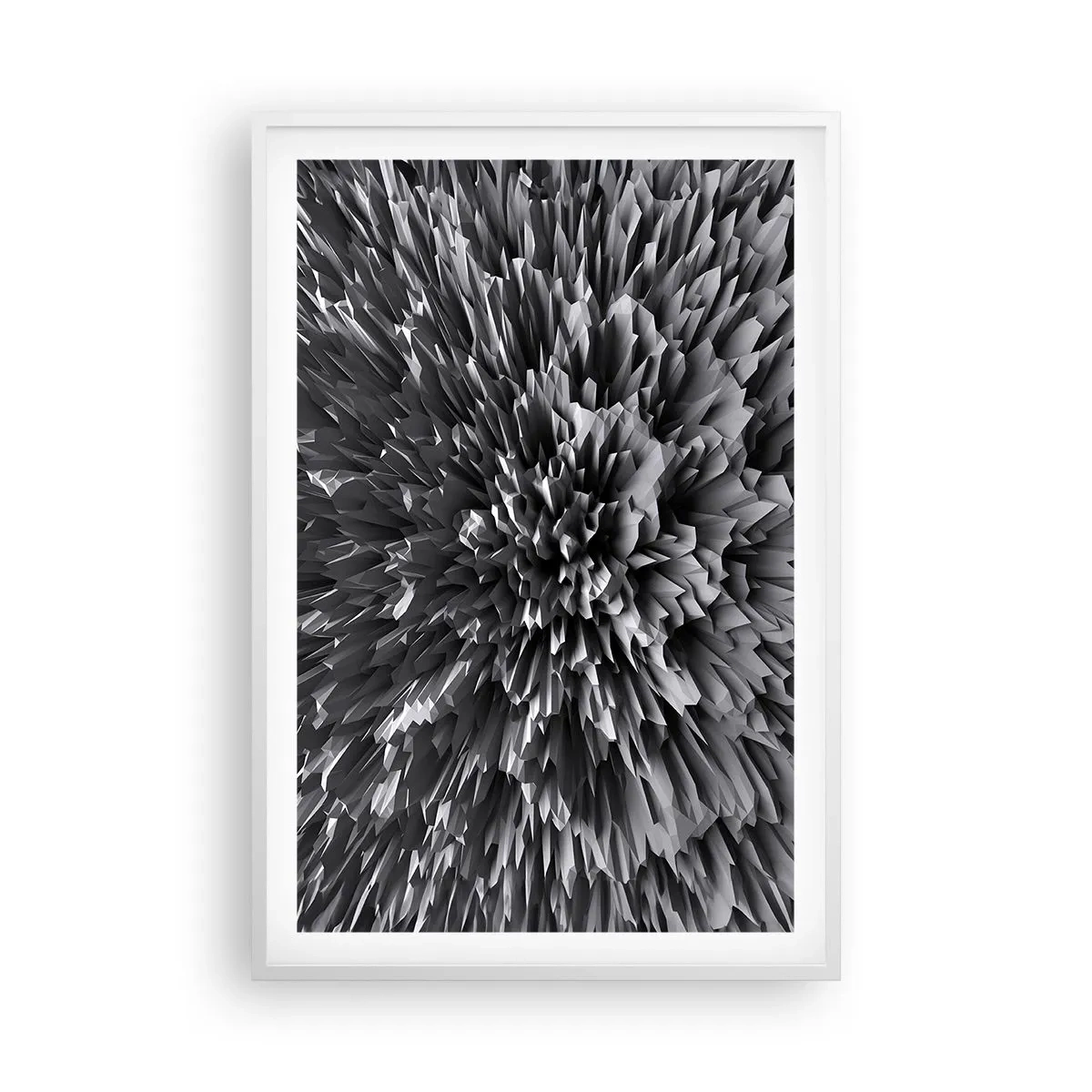 Plagát v bielom ráme - Ostrejšie to už nebude - 61x91 cm