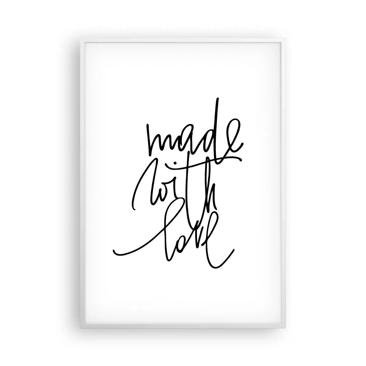 Plagát v bielom ráme - Najlepšia značka - 70x100 cm