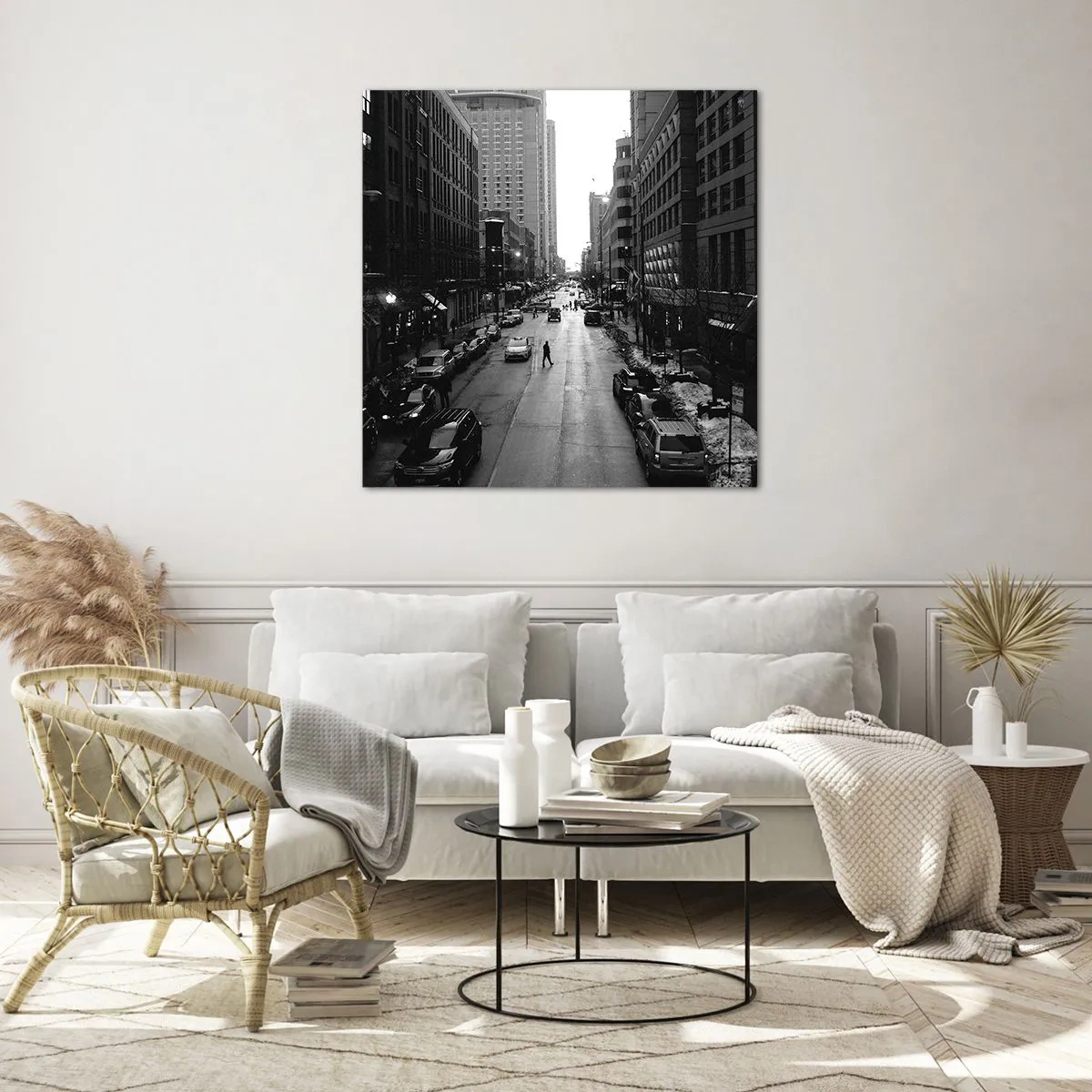 Obraz na skle - Ďalší deň, ako každý iný - 70x70 cm