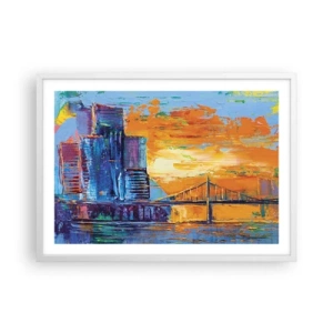 Plagát v bielom ráme - Kultúra a príroda - 70x50 cm