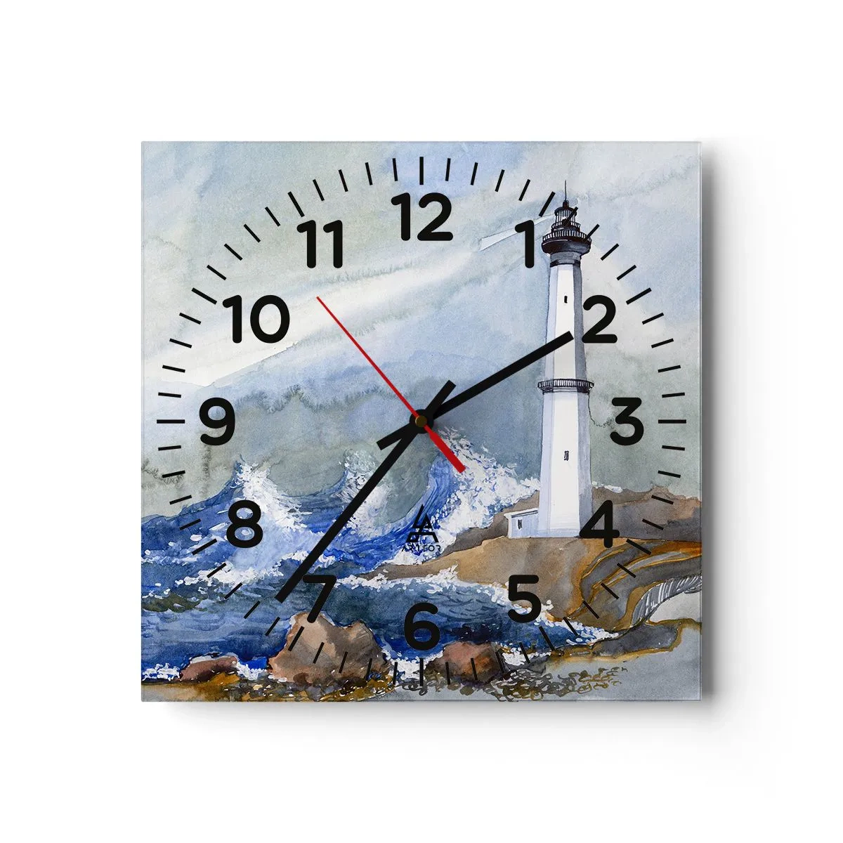 Nástenné hodiny - Proti tme a hromobitiu - 30x30 cm