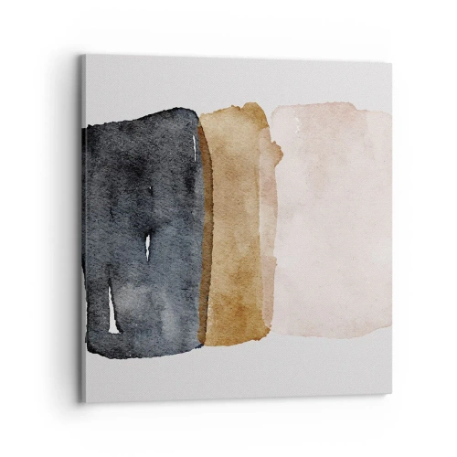 Obraz na plátne - Kompozícia zemitých farieb - 70x70 cm