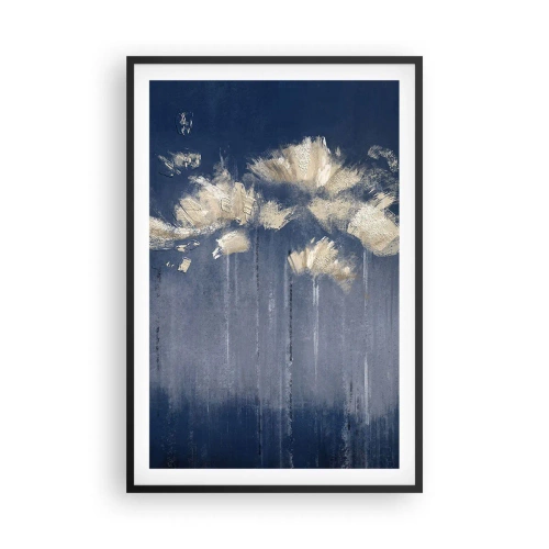 Plagát v čiernom ráme - Ako okvetné lístky vo vetre - 61x91 cm