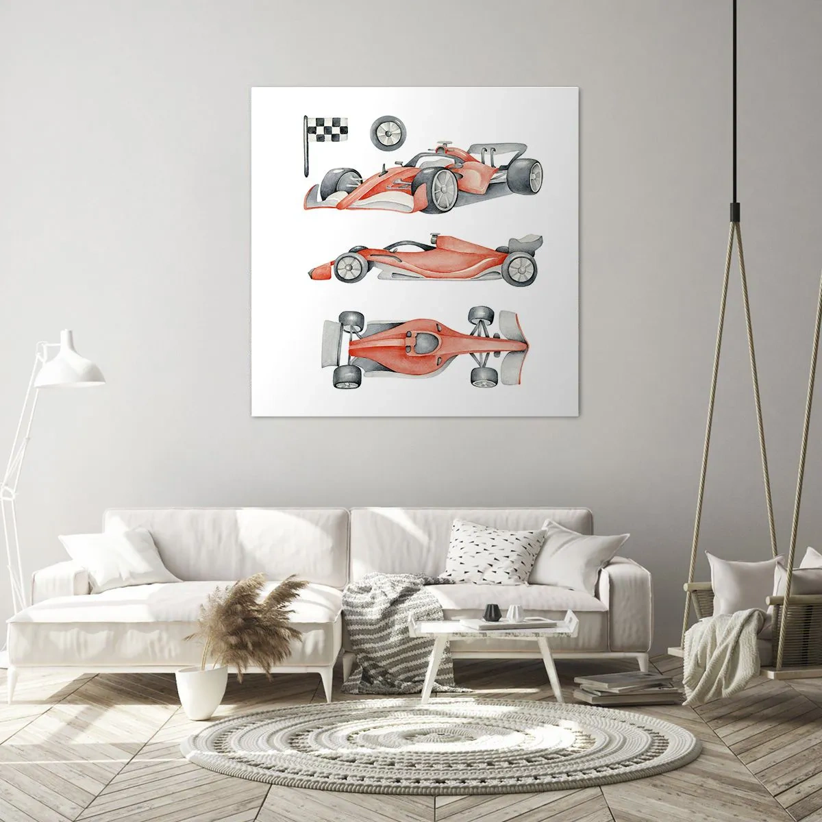 Obraz na plátne - Dobehnúť sen - 50x50 cm