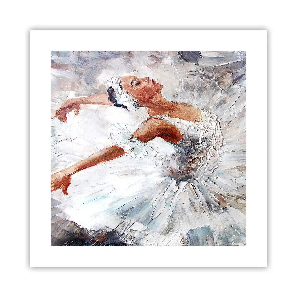 Plagát - Jemná a ľahká ako tyl - 40x40 cm