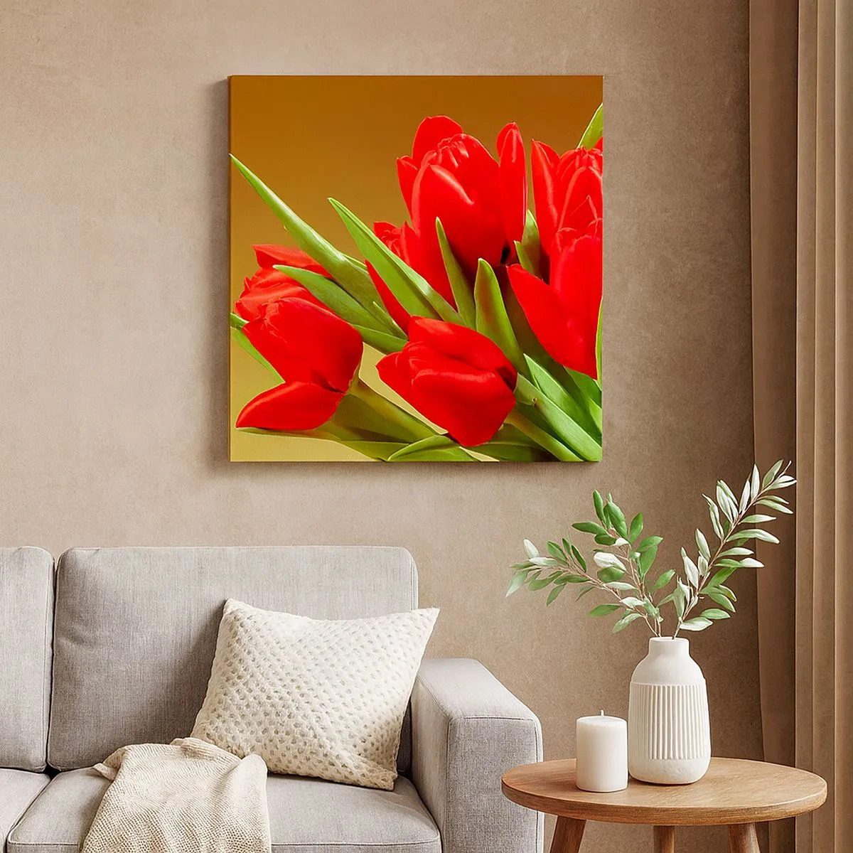 Obraz na plátne - Púčik jarnej radosti - 30x30 cm