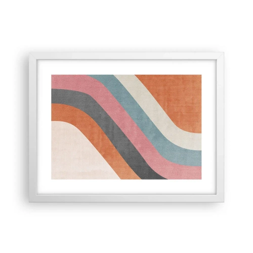 Plagát v bielom ráme - Diagonálna kompozícia – pohyb - 40x30 cm