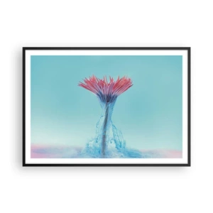 Plagát v čiernom ráme - V osviežujúcom objatí - 100x70 cm