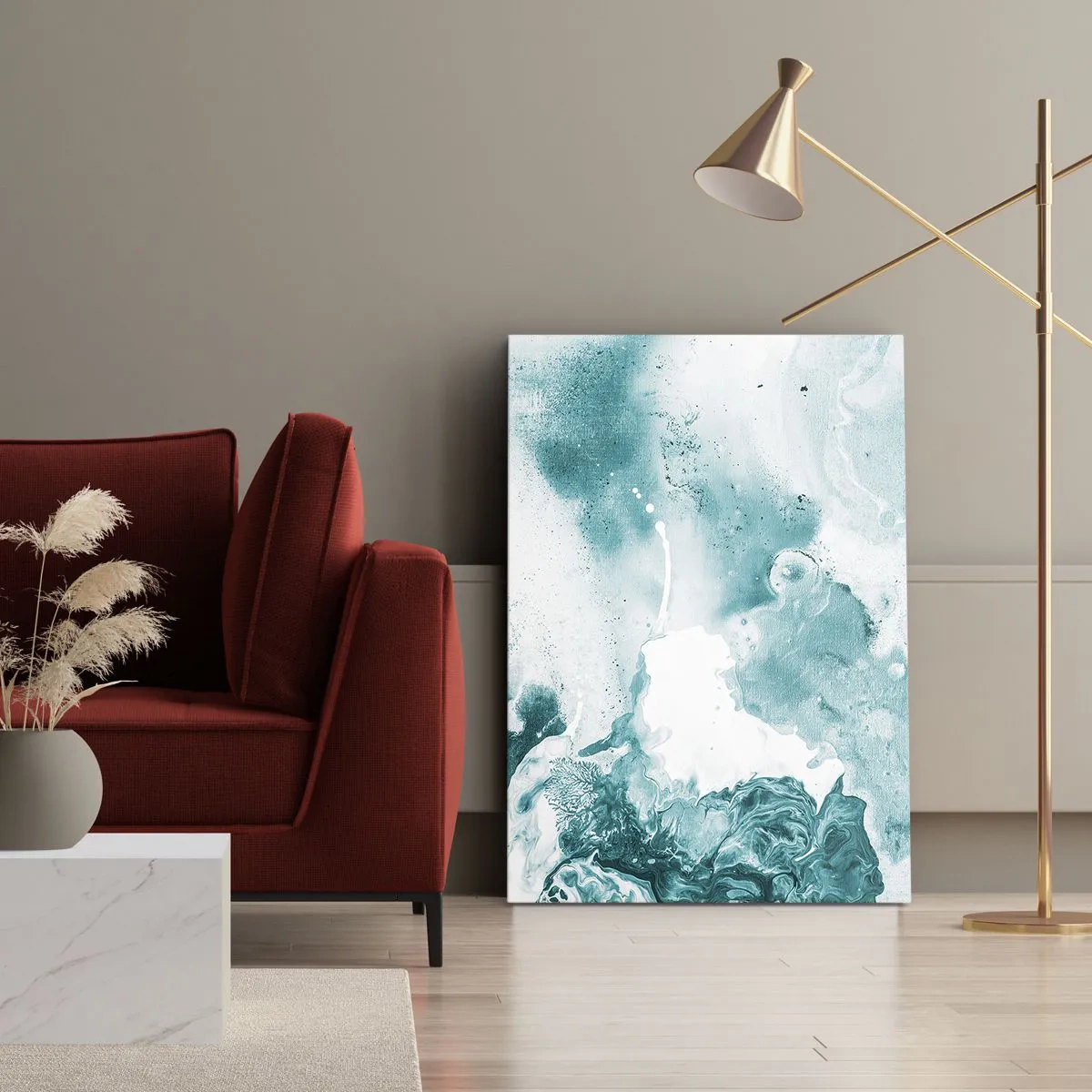 Obraz na plátne - Povodie modrej - 50x70 cm