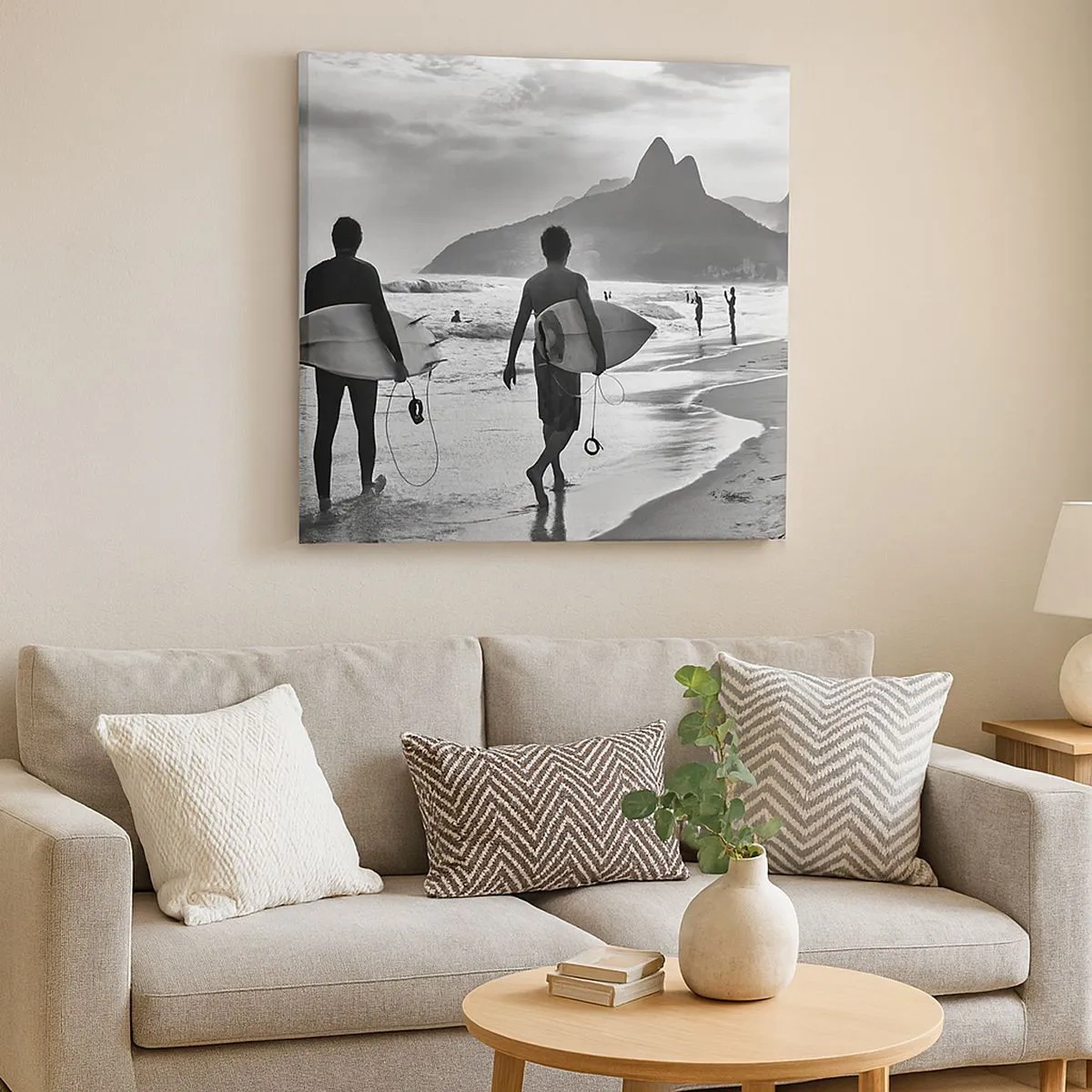 Obraz na plátne - Samba na jednu vlnu - 30x30 cm