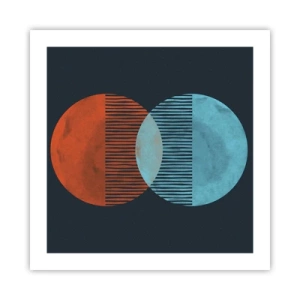 Plagát - Astronomická fantázia - 50x50 cm