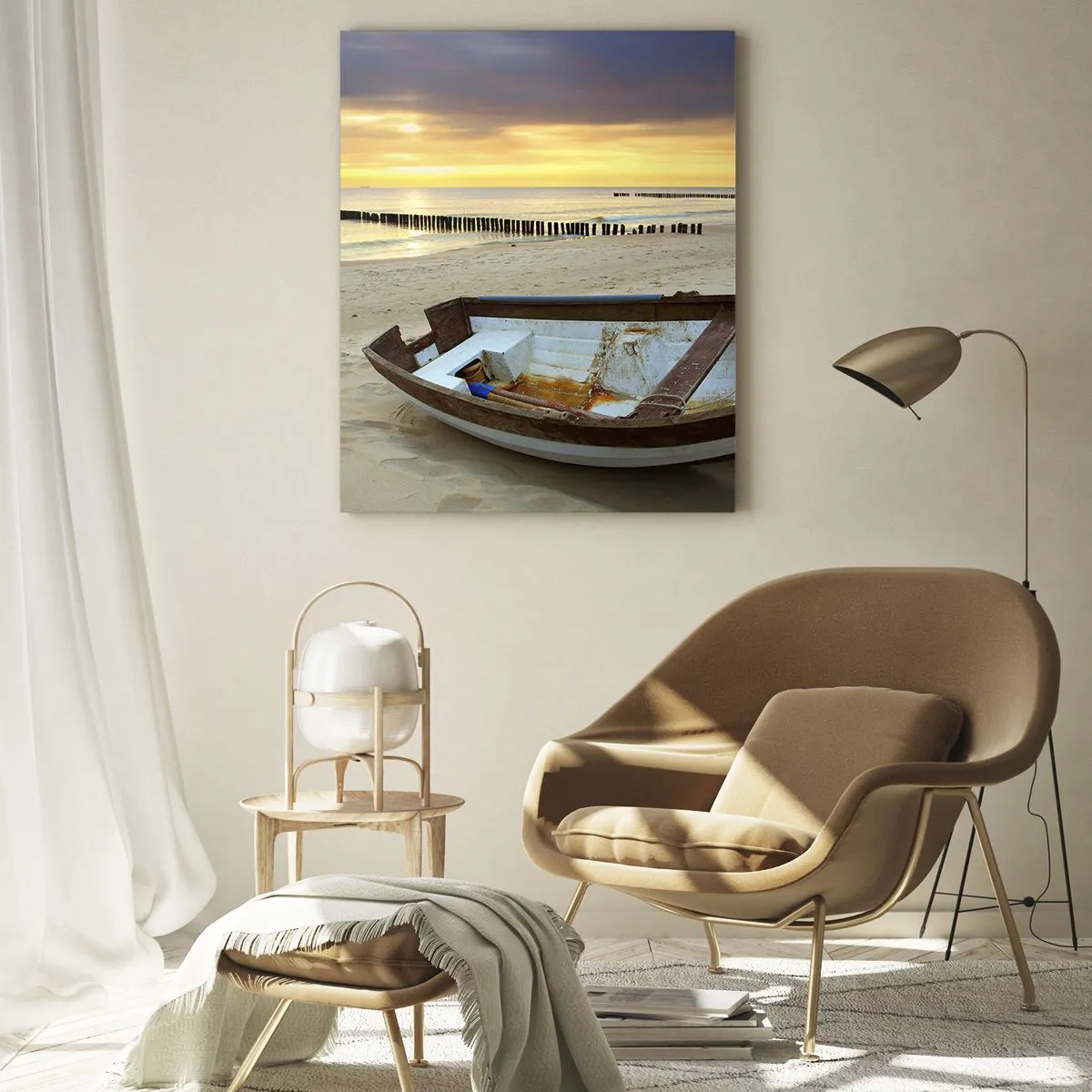 Obraz na skle - Neexistuje krajšia pláž - 50x70 cm