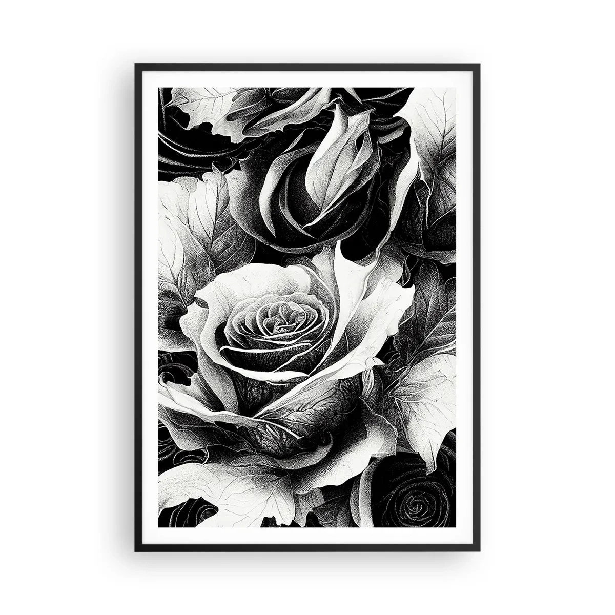 Plagát v čiernom ráme - Navždy kráľovná - 70x100 cm