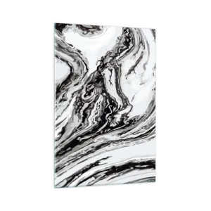 Obraz na skle - Na začiatku bol chaos - 70x100 cm