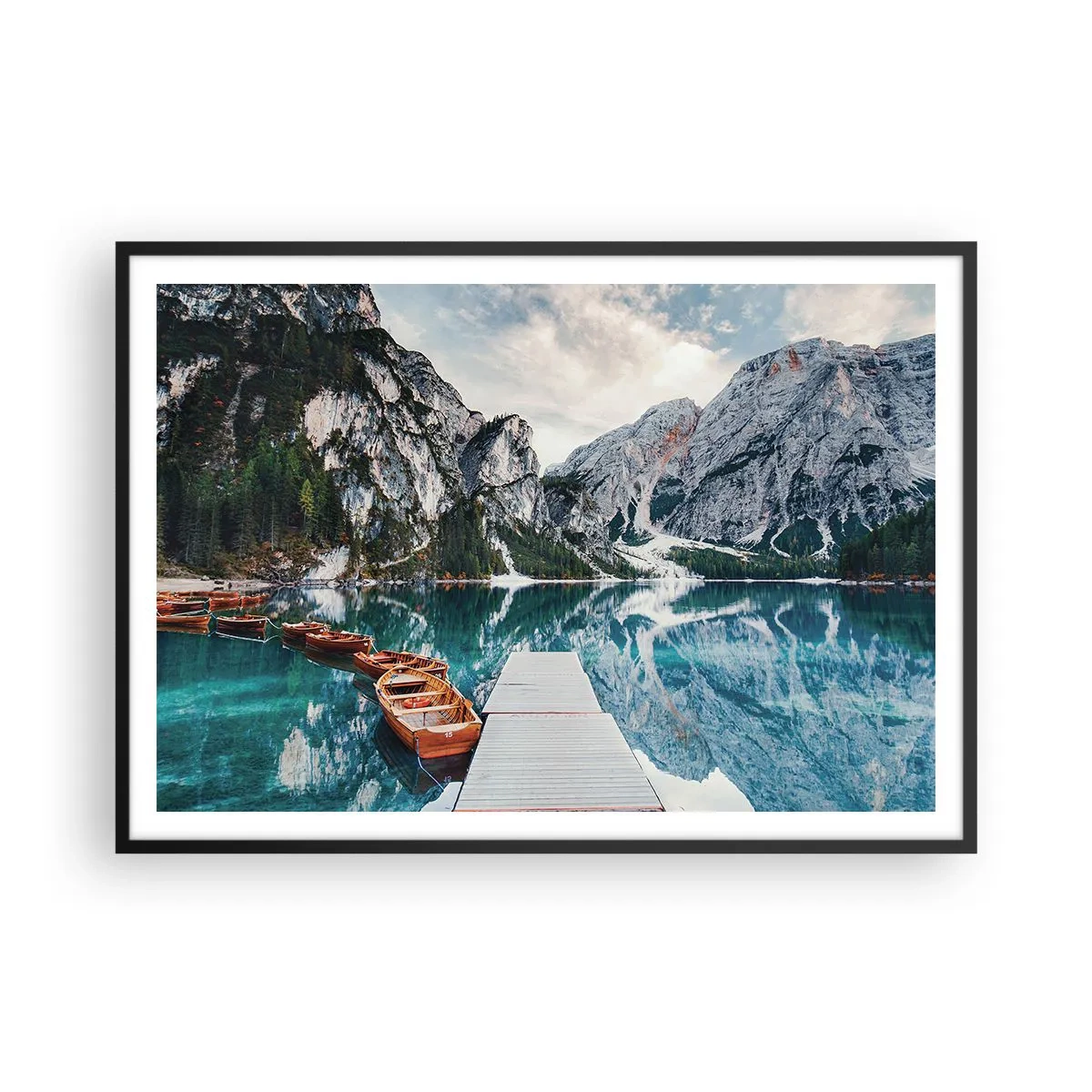 Plagát v čiernom ráme - Ukážeme vám krásu - 100x70 cm
