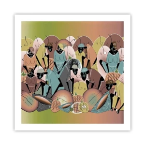 Plagát - Blíži sa veľký sviatok - 60x60 cm