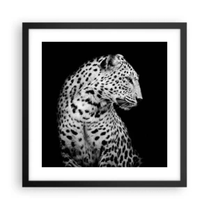 Plagát v čiernom ráme - Pravý profil perfektný! - 40x40 cm