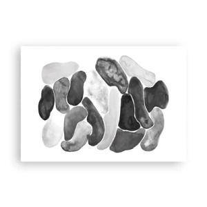 Plagát - Kamenistá abstrakcia - 100x70 cm