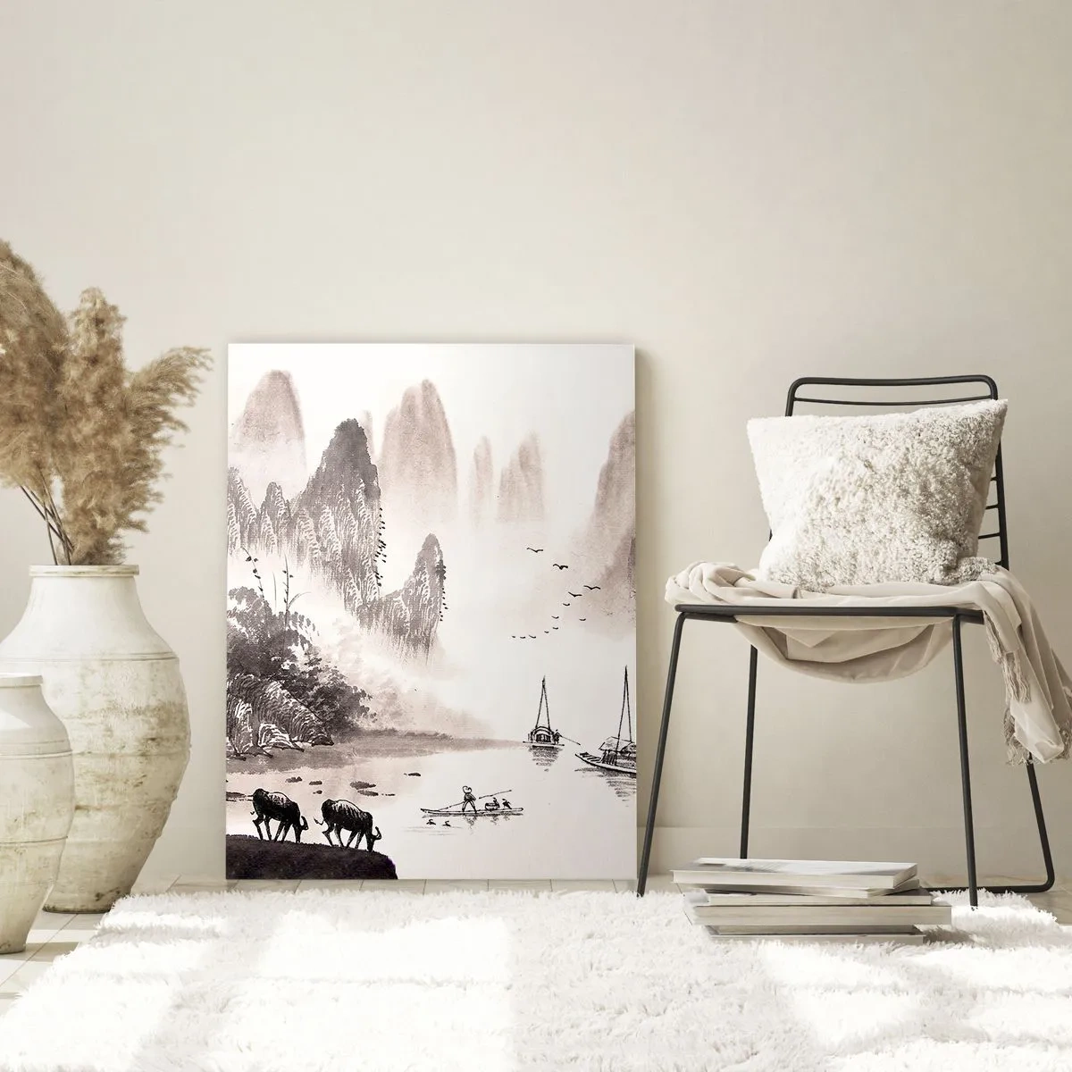 Obraz na skle - Exotická všednosť Východu - 50x70 cm