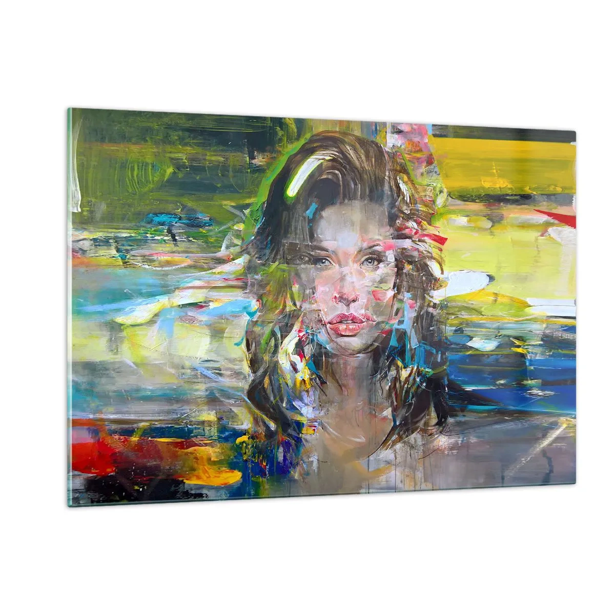 Obraz na skle - Za závojom vzduchu - 120x80 cm