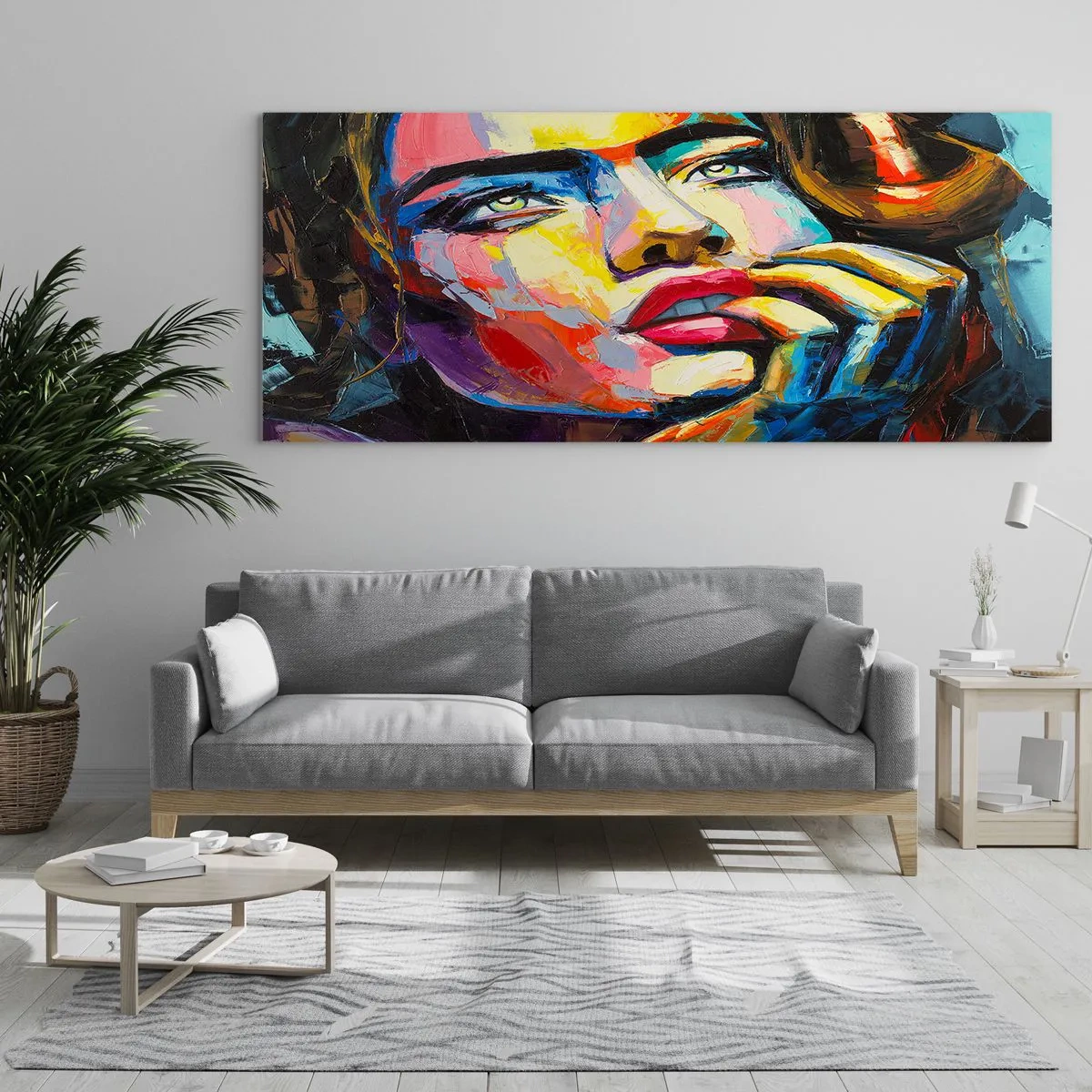 Obraz na skle - Sny, ako vtáky letia oblohou - 120x50 cm