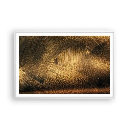 Plagát v bielom ráme - V zlatom labyrinte - 91x61 cm