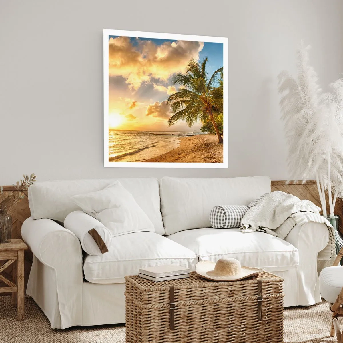 Plagát - Večné leto, vždy prázdniny - 30x30 cm