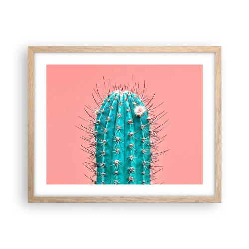 Plagát v ráme zo svetlého duba - Len pozeraj - 50x40 cm