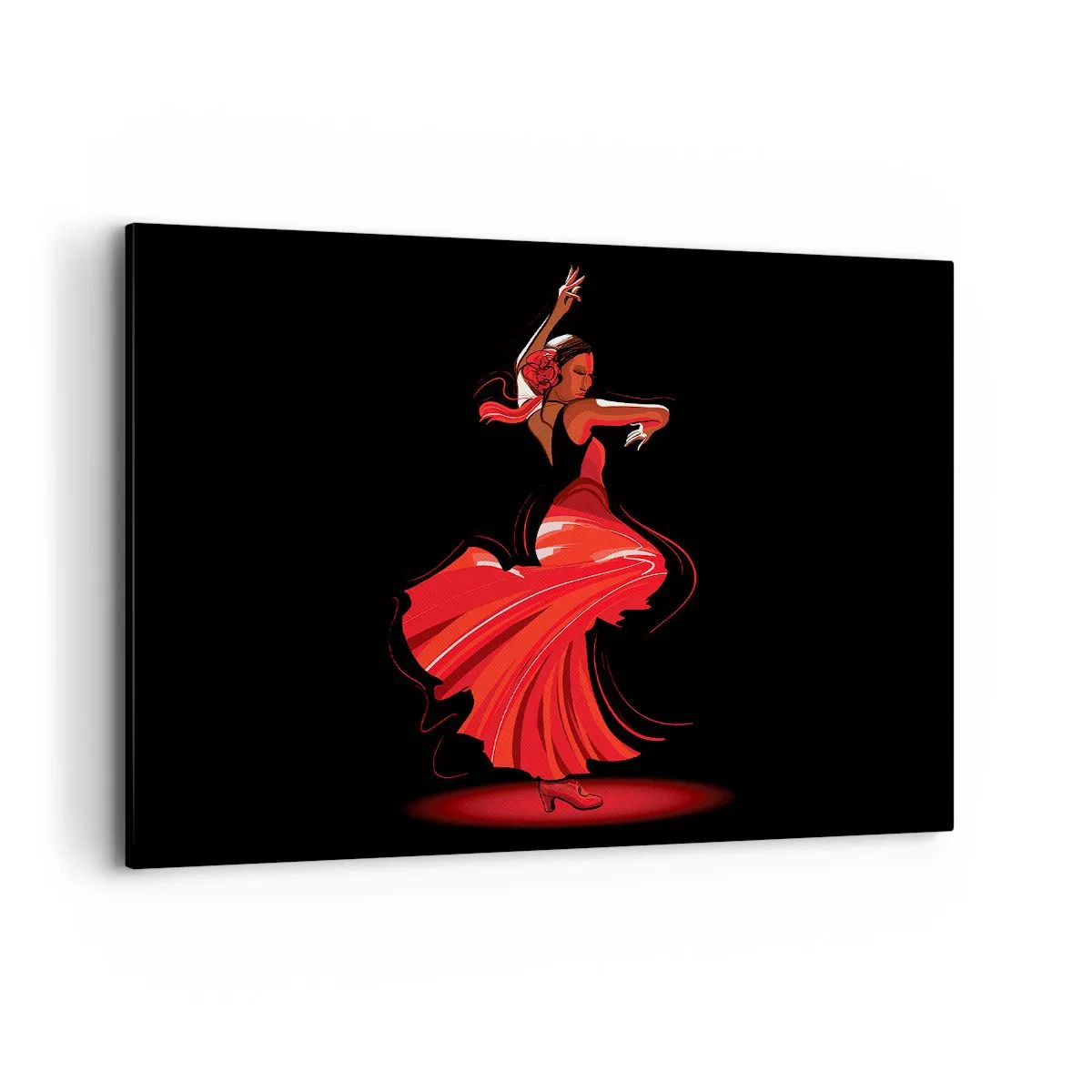 Obraz na plátne - Horúca duša flamenco - 100x70 cm