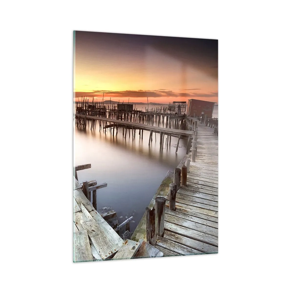 Obraz na skle - Autentickosť, nie turistická atrapa - 50x70 cm