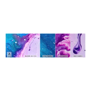 Vzorka fototapety Premium Sand - Yin a yang - Abstrakcia, Kus, Maľovanie - 100x30 cm
