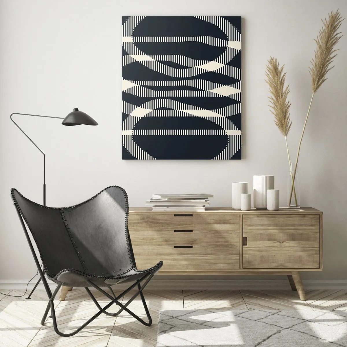 Obraz na skle - Pokus o prelomenie temnoty - 50x70 cm