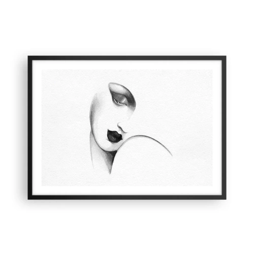Plagát v čiernom ráme - V štýle Lempickej - 70x50 cm