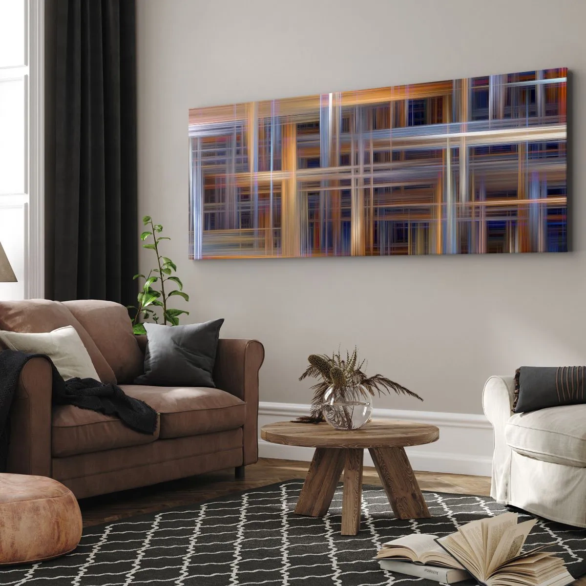 Obraz na plátne - Utkané zo svetla - 120x50 cm