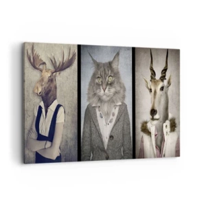 Obraz na plátne - Kožuchy opäť v móde - 120x80 cm