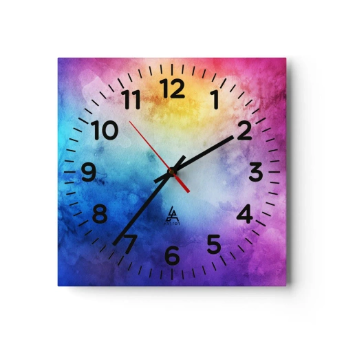 Nástenné hodiny - Takmer v siedmom nebi - 30x30 cm