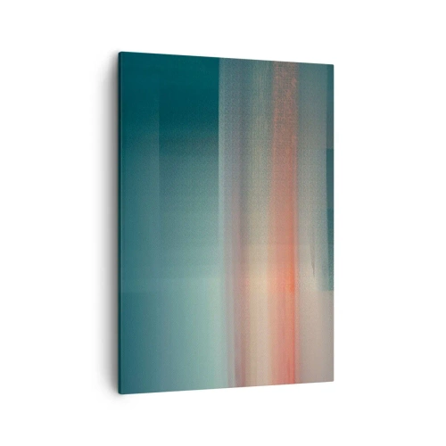 Obraz na plátne - Abstrakcia: vlny svetla - 50x70 cm