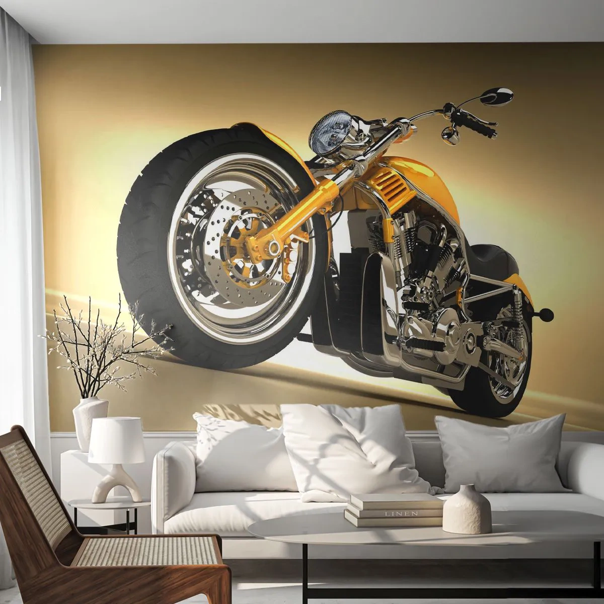 Fototapeta Premium Sand - Sen o sile a rýchlosti - Motorka, Motor, Automobilový priemysel - 400x280 cm