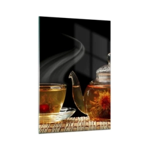 Obraz na skle - Mágia a umenie varenia čaj - 70x100 cm