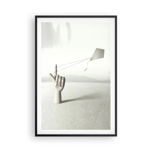 Plagát v čiernom ráme - Výzva - 61x91 cm